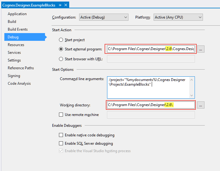 Cognex Designer - Updating a Visual Studio Plugin Project - Documentation |  Cognex