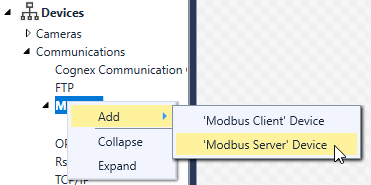 modbus server vs client